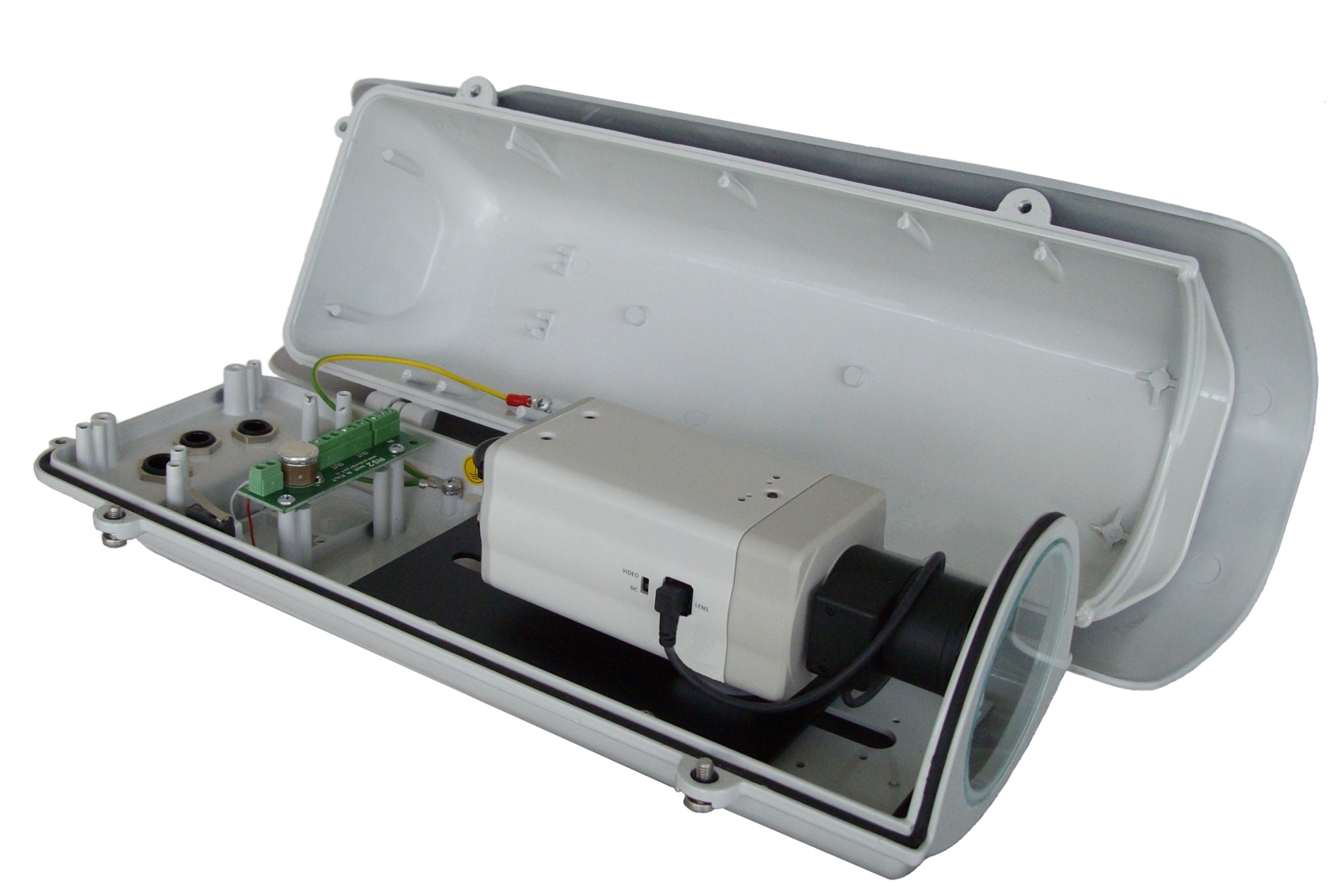DIGITECK Gabbia Anti-vandalo Per Telecamere CCTV – Acciaio Zincato 3mm, Resistente E Anti-abbaglio