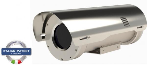 EXCMA915X POE custodia antideflagrante in acciaio inox per telecamera