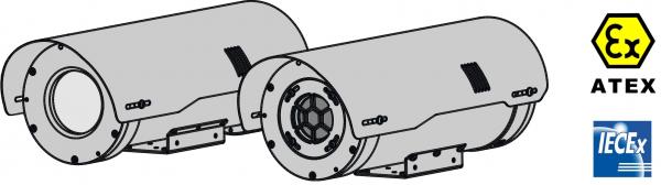 stainless steel explosion proof camera housings